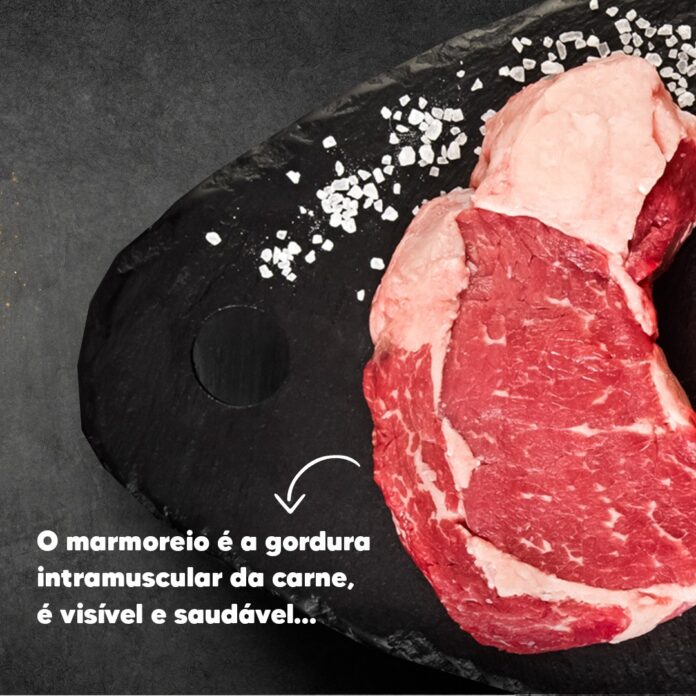 Por que o marmoreio é importante na carne?